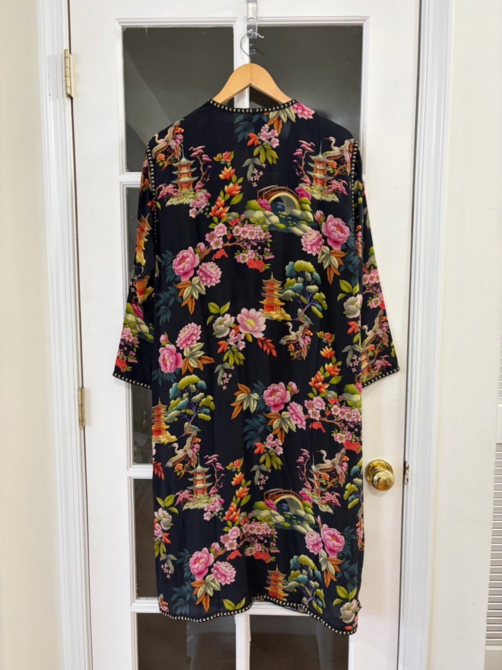 Johnny Was CALI KIMONO 100% Silk - Size S - Picture 9 of 10